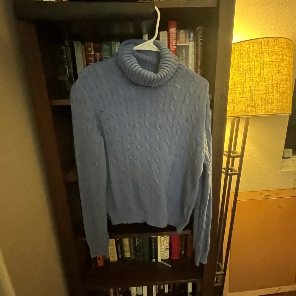 Ralph Lauren Light Blue Turtleneck Sweater